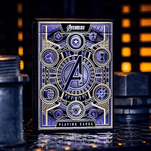 theory11 Avengers Purple Edition Premium Playing Cards Marvel Studios The Infinity Saga Deck - Image 1