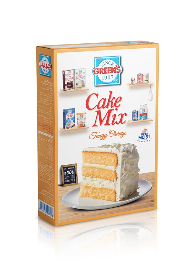 Green's Cake Mix Orange 500g - Image 1