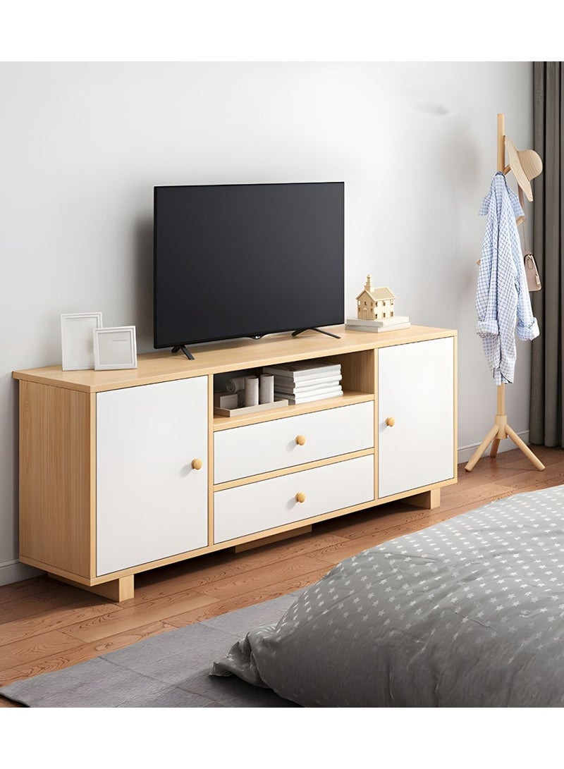 DubaiGallery خزانة تلفاز تصلح لتلفاز بحجم 50 بوصة I تصميم حديث لوحدة الحائط I حامل تلفاز خشبي لغرفة المعيشة، غرفة النوم I رف تلفاز - Image 3