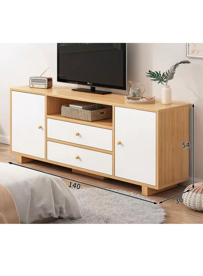 DubaiGallery خزانة تلفاز تصلح لتلفاز بحجم 50 بوصة I تصميم حديث لوحدة الحائط I حامل تلفاز خشبي لغرفة المعيشة، غرفة النوم I رف تلفاز - Image 4