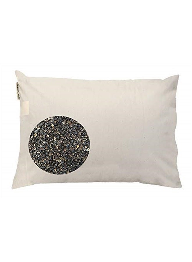 Beans72 Buckwheat Pillows وسادة الحنطة السوداء العضوية Beans72 - حجم توأم/قياسي (20" × 26") - Image 1