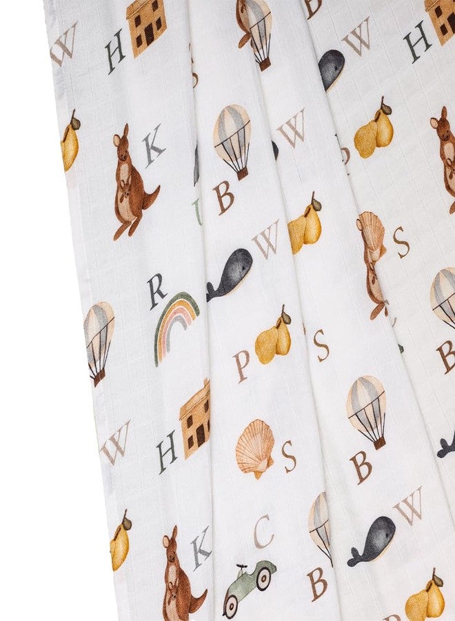 Cugo Baby Swaddle Blanket (Alphabet) - Soft, Cozy & Secure for Newborns | Baby Blanket | Baby Quilt - Image 5