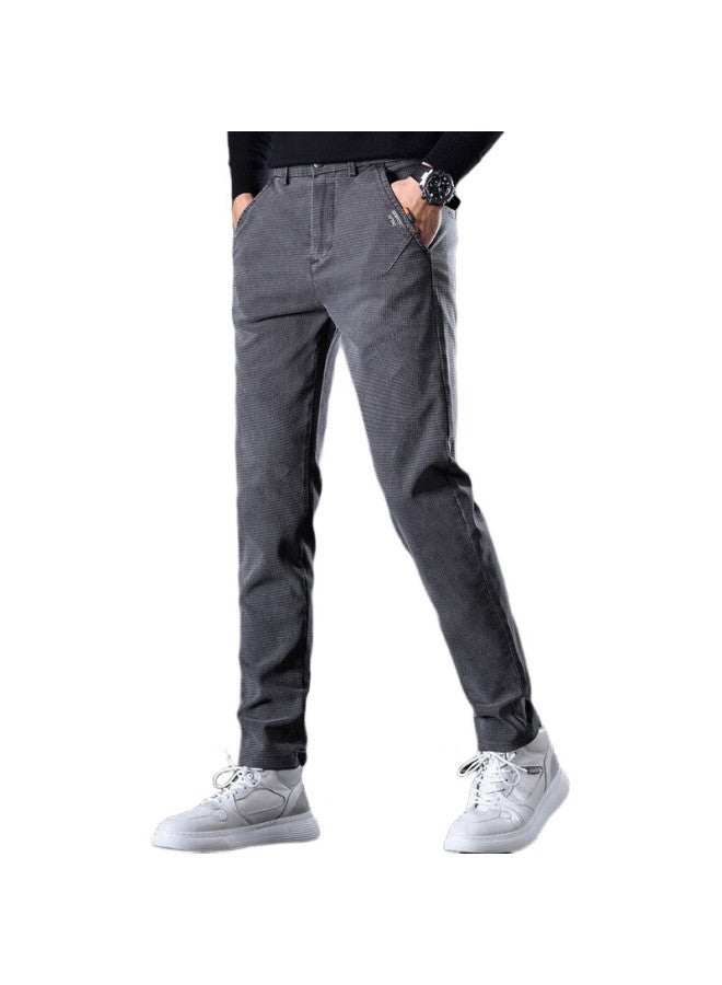 PLAYBOY Jeans For Men, Spring And Summer Pants, Casual Trousers For Men, Trendy Straight-Leg Loose-Fit Business Menswear Long Pants - Image 1