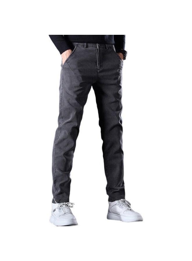 PLAYBOY Jeans For Men, Spring And Summer Pants, Casual Trousers For Men, Trendy Straight-Leg Loose-Fit Business Menswear Long Pants - Image 3