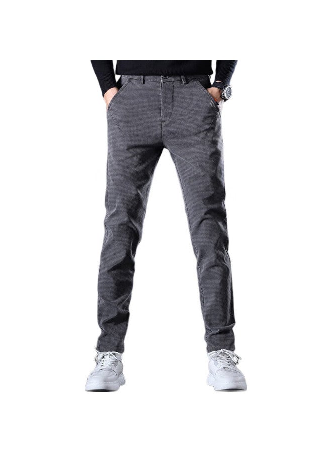 PLAYBOY Jeans For Men, Spring And Summer Pants, Casual Trousers For Men, Trendy Straight-Leg Loose-Fit Business Menswear Long Pants - Image 2