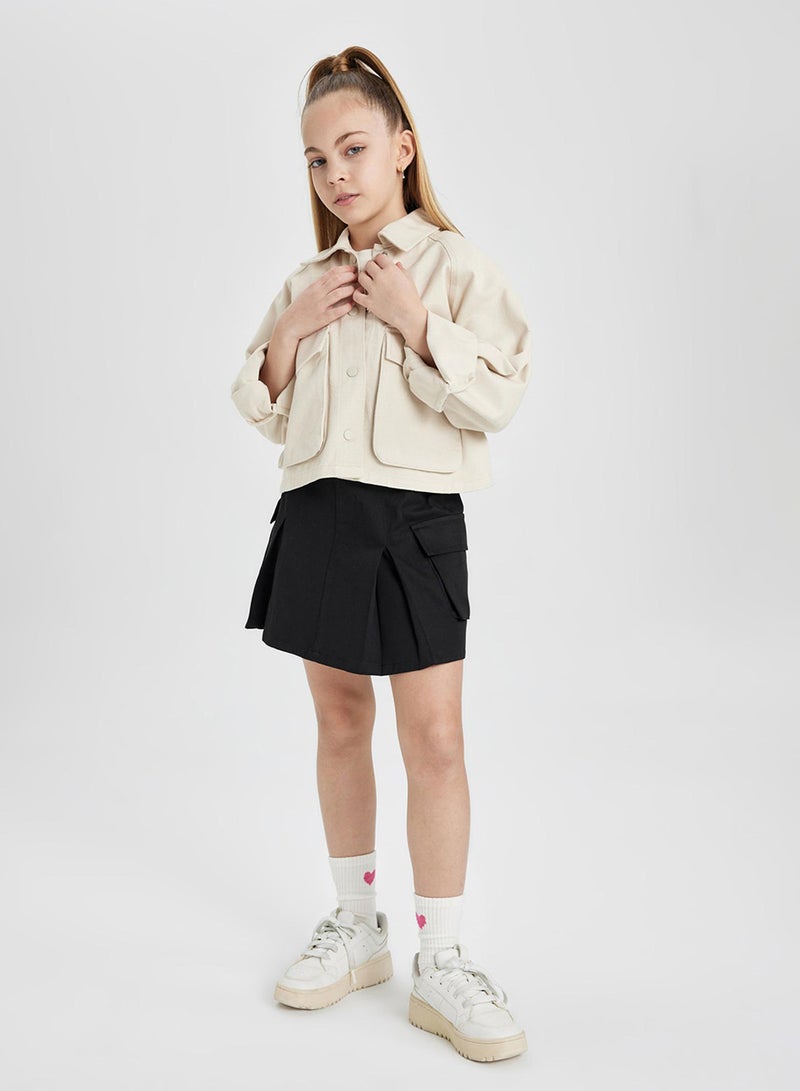 DeFacto Cotton Cargo Pocket Skirt  - Image 2
