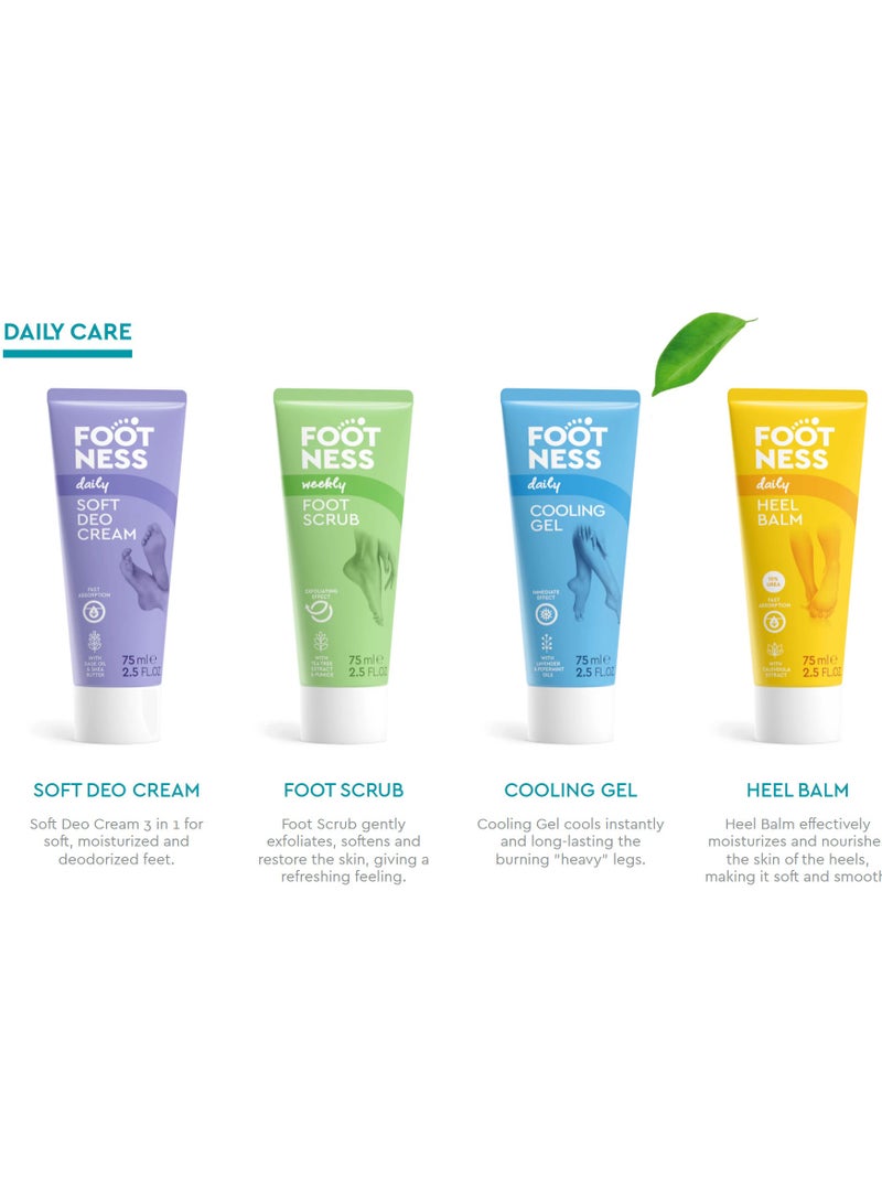 Footness Legs Cooling Gel Cream Lavender Peppermint Oils Foot Leg Cream 75ml - Image 3