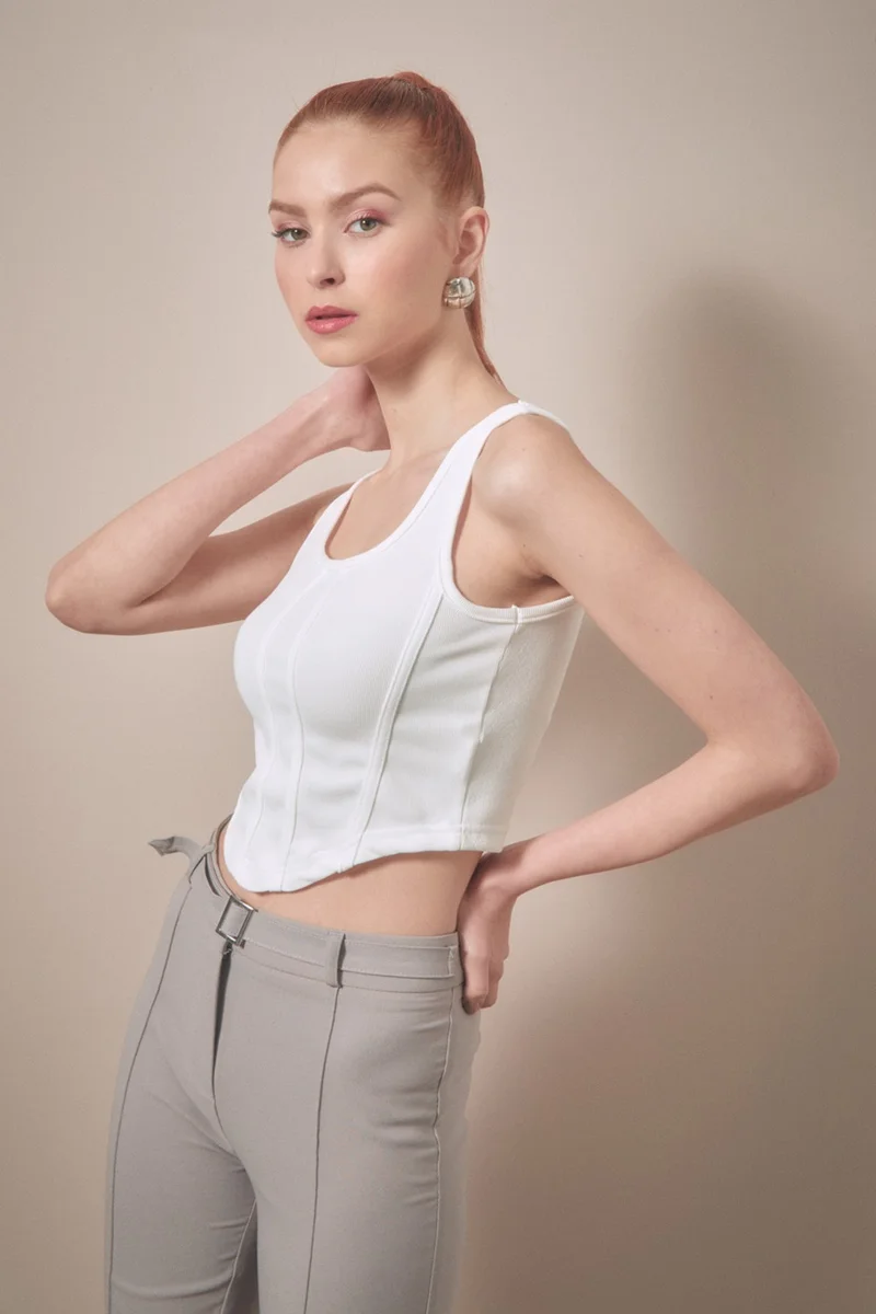 فولامودا Strappy U-Neck Crop Body
