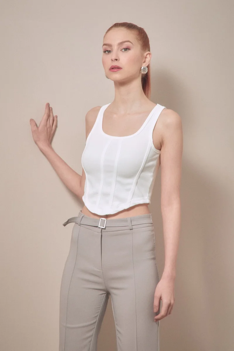 فولامودا Strappy U-Neck Crop Body