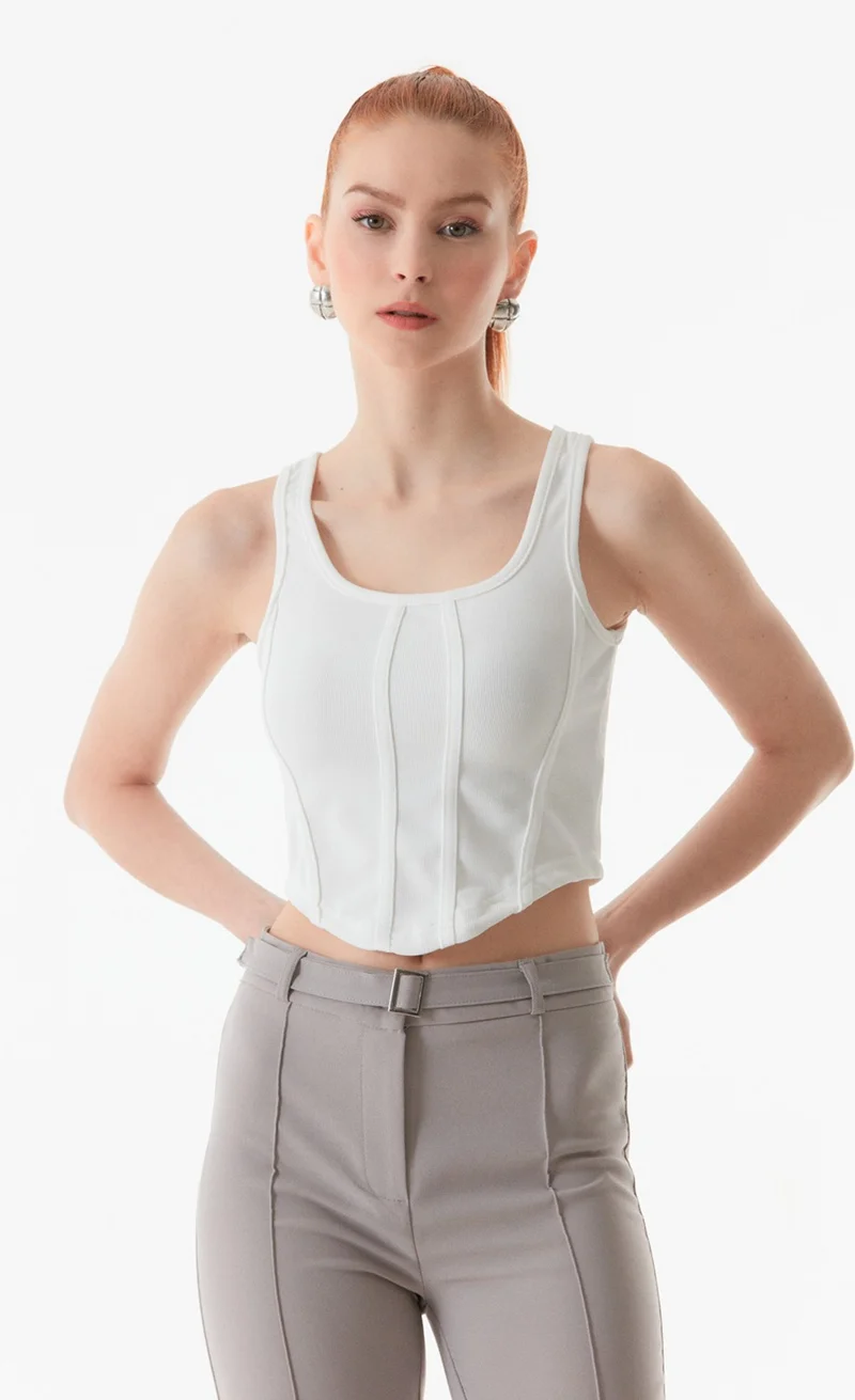 فولامودا Strappy U-Neck Crop Body