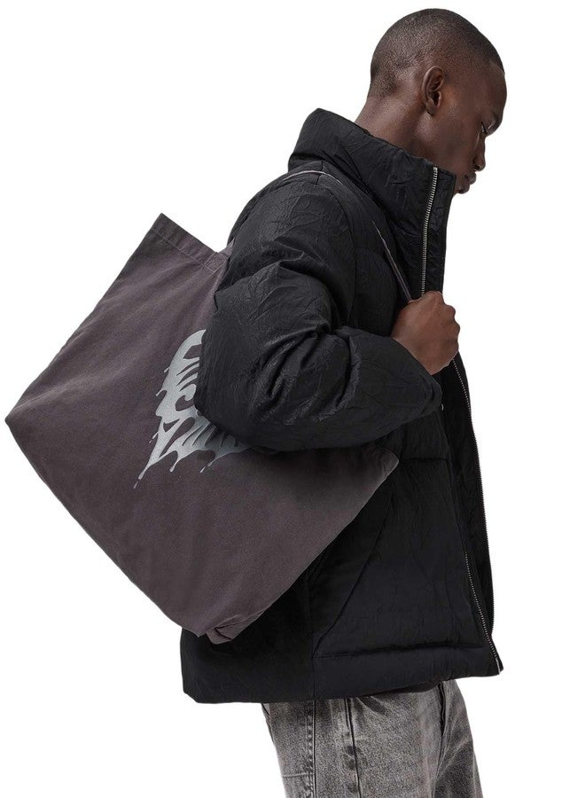 AllSaints Tripp Tote Washed Black M137XD One Size - Image 2