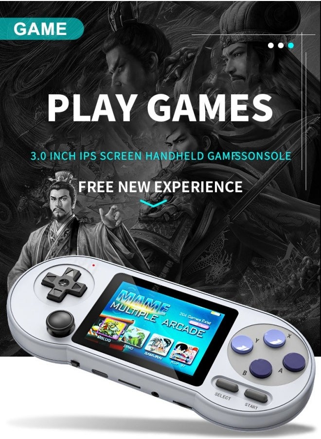 3-inch SF2000 3-inch game console TV game console 16-bit street built-in 8000+ games retro games portable handheld game console doubles with small handle