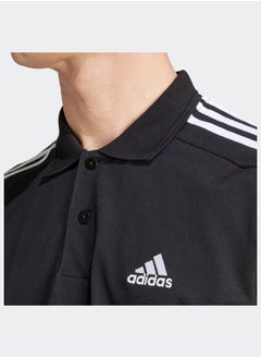 Adidas Essentials Piqué Embroidered Small Logo 3-Stripes Polo Shirt  - Image 4