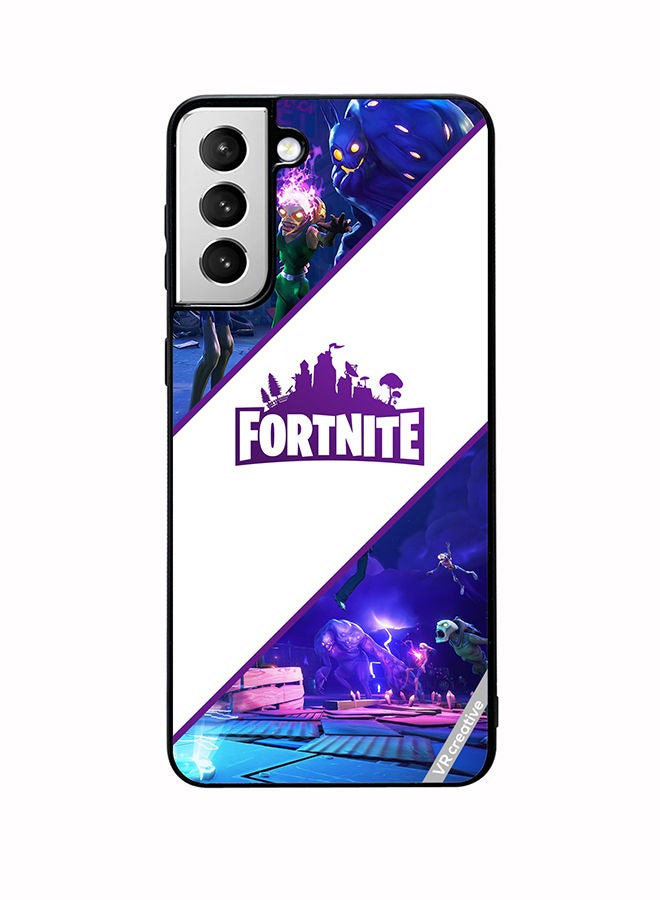 VR CREATIVE Protective Case Cover For Samsung Galaxy S22 5G Fortnite Design Multicolour - Image 1