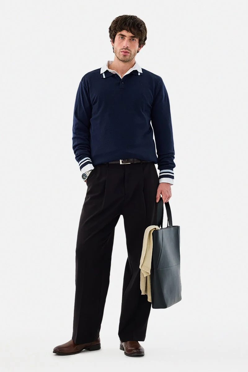 سنيتش تيشيرت بولو قطن % بقصة عادية