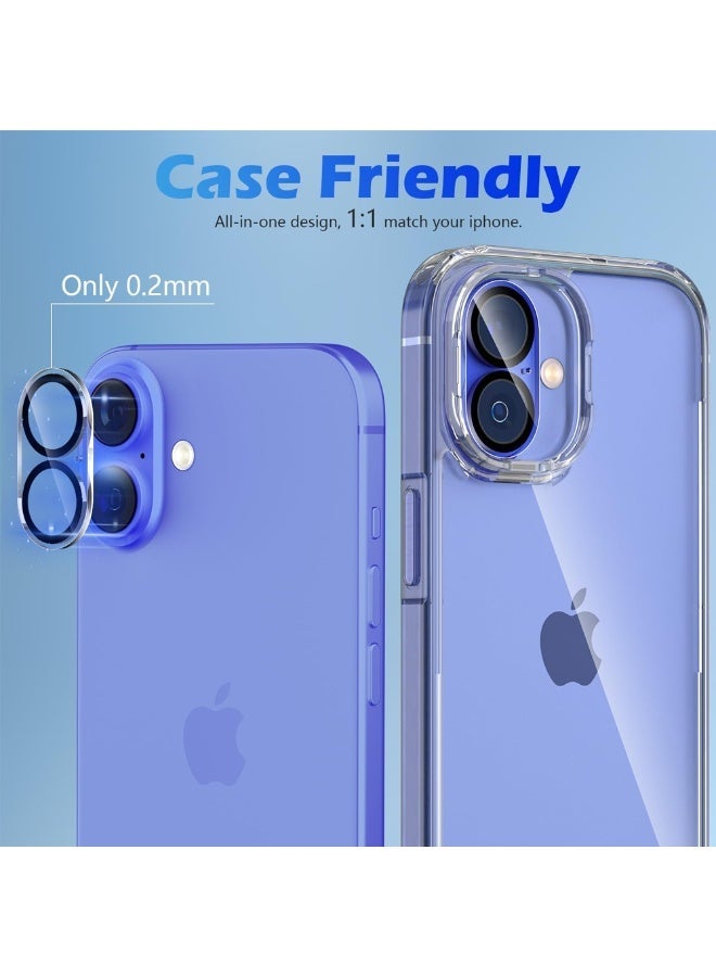 O Ozone (Pack of 2) Camera Lens Screen Protector Compatible with iPhone 17 , 9H Hardness Tempered Glass, Transparent HD Protective Film, Scratch Resistant, Easy Installation - Image 4