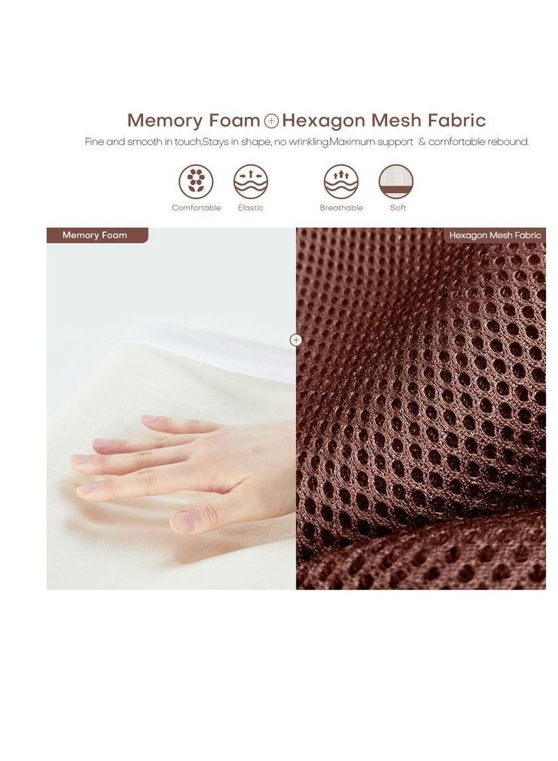 Donut Pillow Round Seat Cushion Hemorrhoid Tailbone Cushion Memory Foam Pillow Car and Home