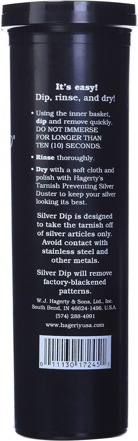 HAGERTY W. J. Hagerty, Black Hagerty 17245 Flatware Silver Dip, fl.Oz, 16.9 Fl Oz (Pack of 1), 16 - Image 2
