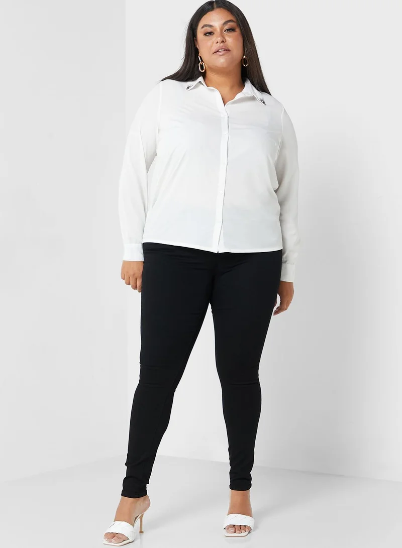 Only Carmakoma High Waist Jeans