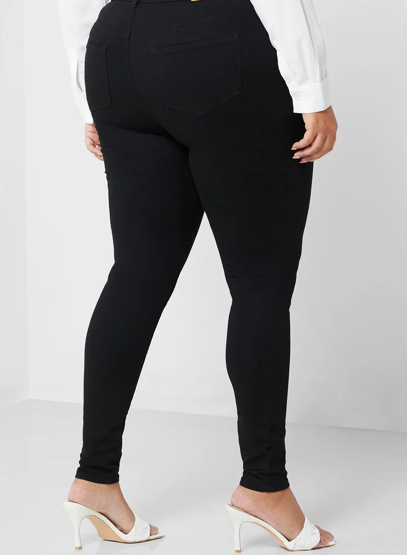 Only Carmakoma High Waist Jeans