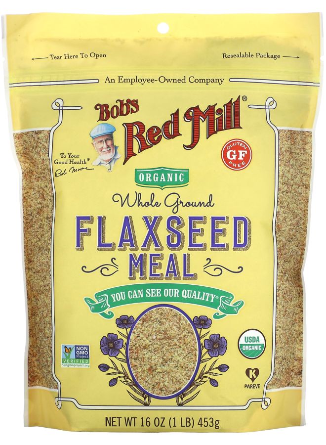 Bob's Red Mill Organic Flaxseed Meal Whole Ground 1 lb (453 g)
