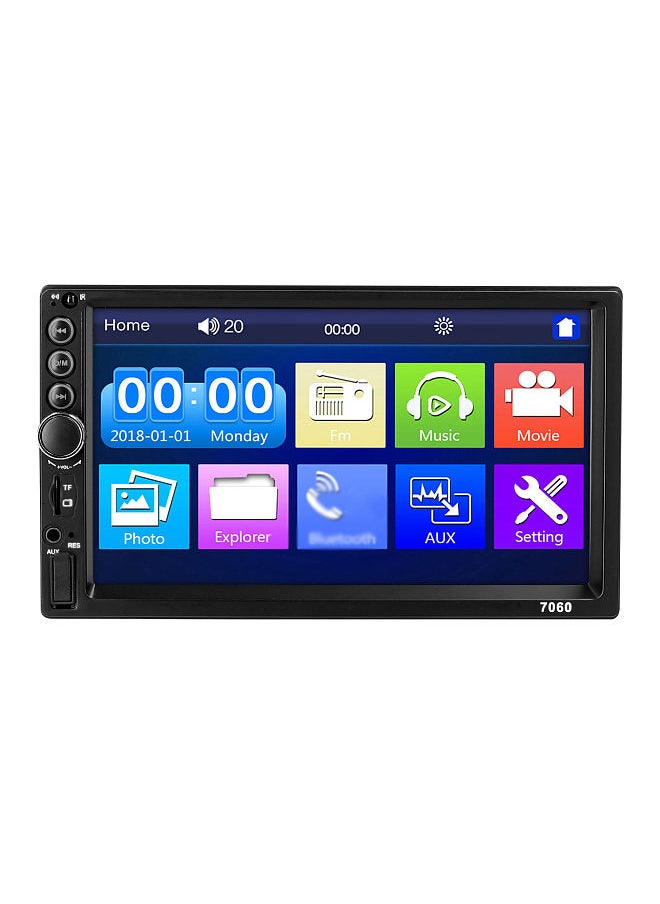 7 Inch Car MP5 Player Double Din Stereo FM Radio BT Hands-Free Calling Support TF Card/USB/AUX-IN Phone Link Reverse Picture Steering Wheel Control