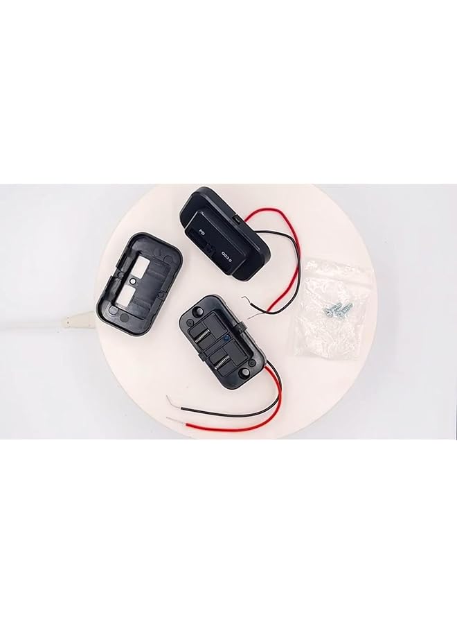 PROMASS 2 Ports 12V/24V USB Outlet 58W, Dual Quick Charge, PD Type-C (USB C) & QC3.0 USB Port Panel Wall Mount Automotive Car USB Socket Charger Power Adapter for RV Marine Boat Bus ATV Motorcycle Truck - Image 5