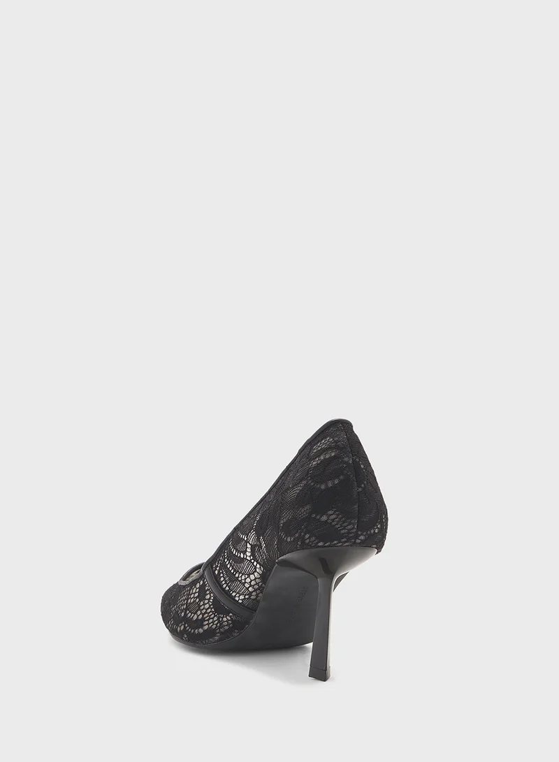 STEVE MADDEN Brynnn-L Pointed Toe Mid Heel  Pumps