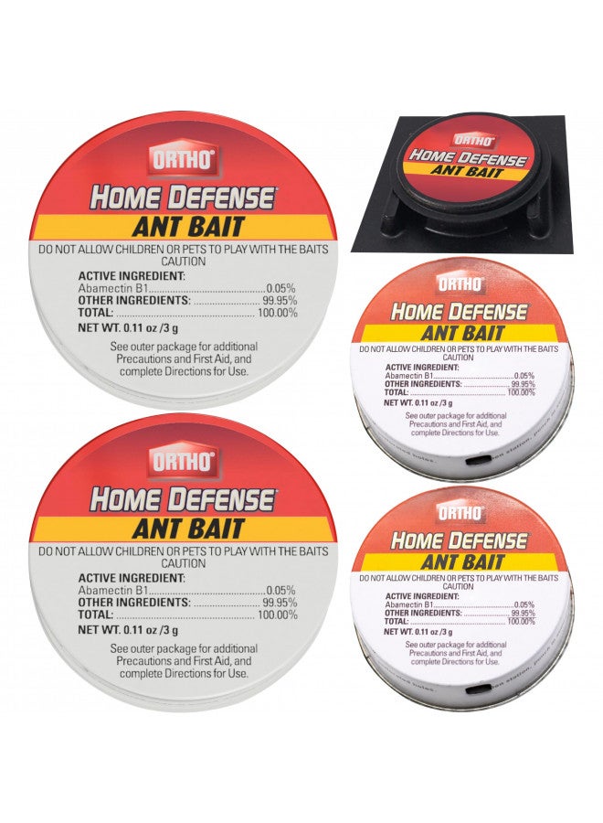 Ortho Ant Traps Indoor by Ortho Home Defense 4pk- Metallic & Adhesive Ant Killer Indoor & Ant Killer Outdoor - Ant Trap  - Image 1