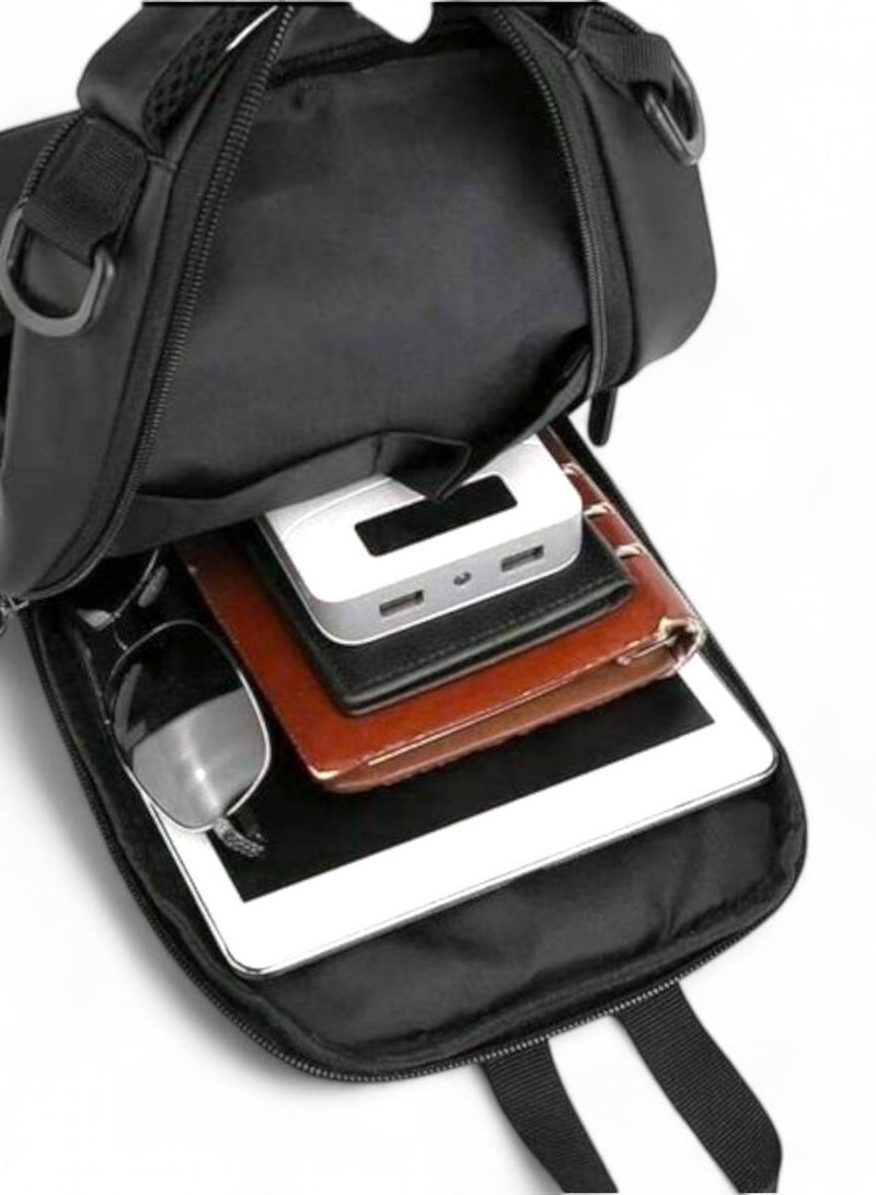 Smart Travel Bag 4 in 1 - Versatile Waterproof Travel Bag Perfect for Chest Shoulder Backpack with Multiple Pockets for Organization Suitable for Men, Women, Kids Travel and Adventure - Image 2