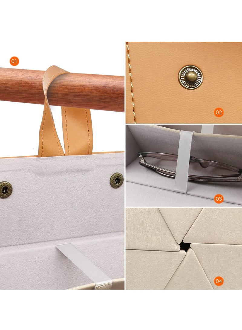 Barakah Sunglass Eyeglass Organizer Collector 6 Slot PU Eyeglasses Storage Case Box Multiple Hanging Eyewear Display - Image 4