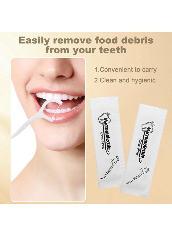 Lomgwumy Disposable Toothbrushes, Toothbrush And Toothpaste, Toothbrush And Toothpaste Travel, Comes With Floss Picks, Individually Packaged, 2 Colors, Suitable For Hotel, Home, Camping, Travel (PACK-30)  - Image 4