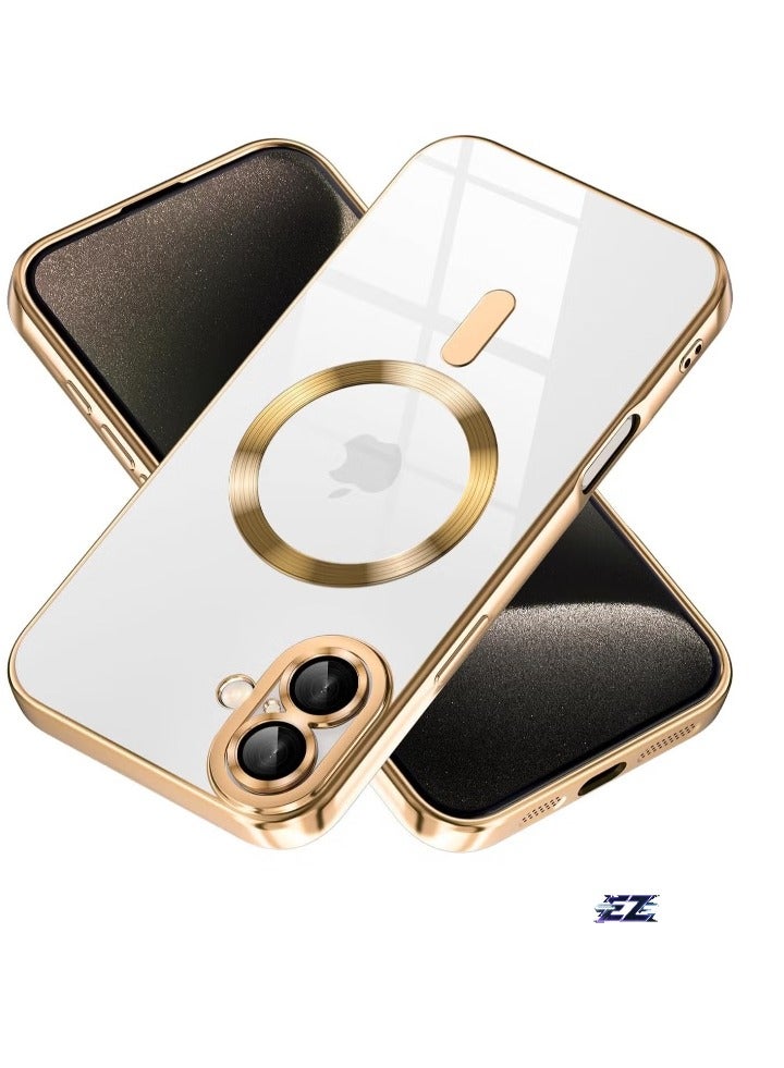 ELTRAZONE iPhone 16 Magnetic Case Compatible with Mag-Safe – Built-in Camera Protector, Soft TPU Anti-Scratch Shockproof Slim Clear Case for iPhone 16 (6.1 Inch) – Stylish, Durable, and Secure Protection - Image 1