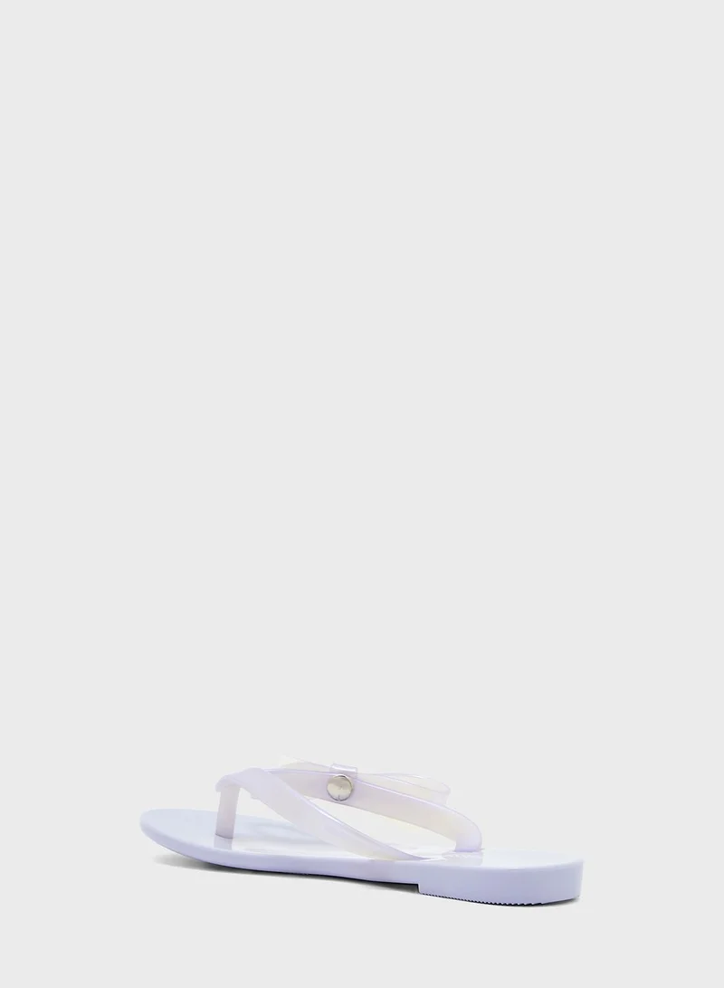 Mini Melissa Kids Harmonic Sweet Flip Flops