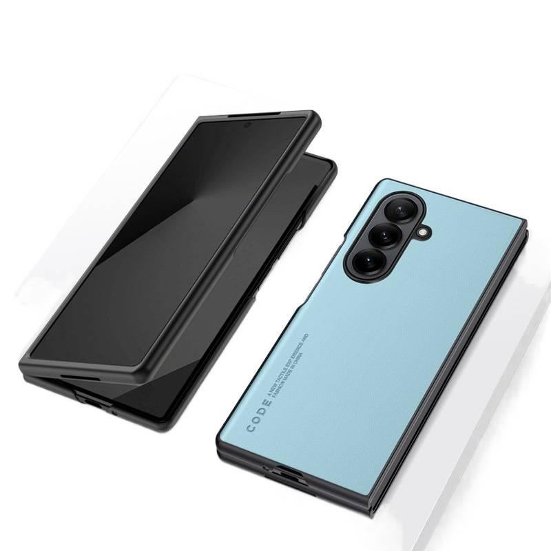 غطاء واقي، أزرق، ملمس غير لامع , حماية من السقوط، PC، مقاوم للصدمات لـ Samsung Galaxy Z Fold 7 باللون الأزرق للطاولة للمكتب المنزلي للتنقل اليومي - Image 2