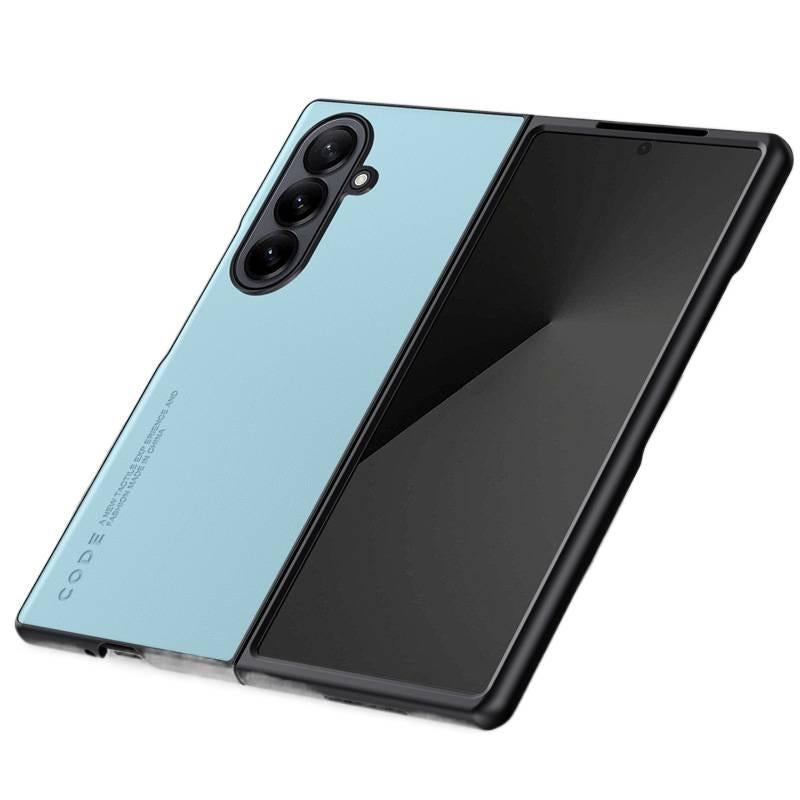 غطاء واقي، أزرق، ملمس غير لامع , حماية من السقوط، PC، مقاوم للصدمات لـ Samsung Galaxy Z Fold 7 باللون الأزرق للطاولة للمكتب المنزلي للتنقل اليومي - Image 1