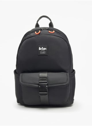 Logo Applique Backpack with Adjustable Shoulder Straps and Handle - pzsku/Z04F1683D4C6C5A05A830Z/45/_/1720948157/3aa371c9-f96a-4660-ba7a-1cc88e732fee