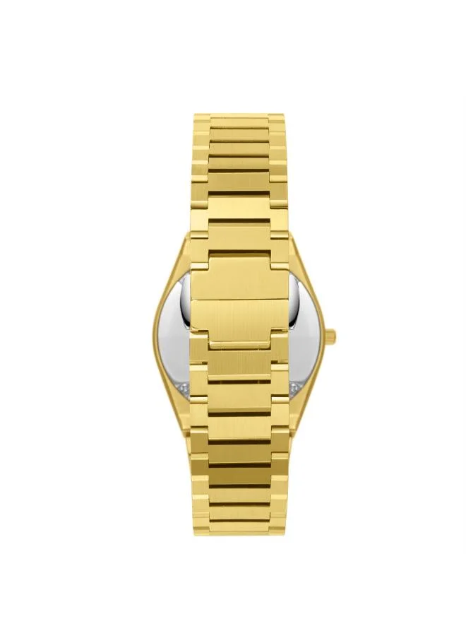 BEVERLY HILLS POLO CLUB BEVERLY HILLS POLO CLUB BP3668X.130 Women's Analog Display Watch & Metal Strap Gold
