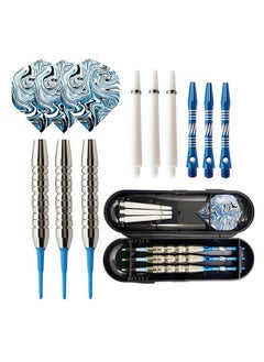 GROIC Tip Darts Set - Professional Darts Soft Tip for Dartboard with Iron Barrels and Extra Aluminum Shafts, Flights + Dart Tool + Gift Case  - Image 2