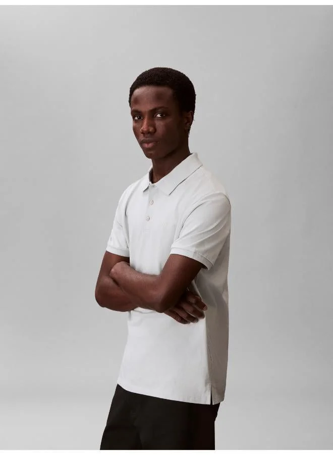 Calvin Klein Jeans  Classic Fit Monogram Embroidery Polo for Men | Best Price UAE