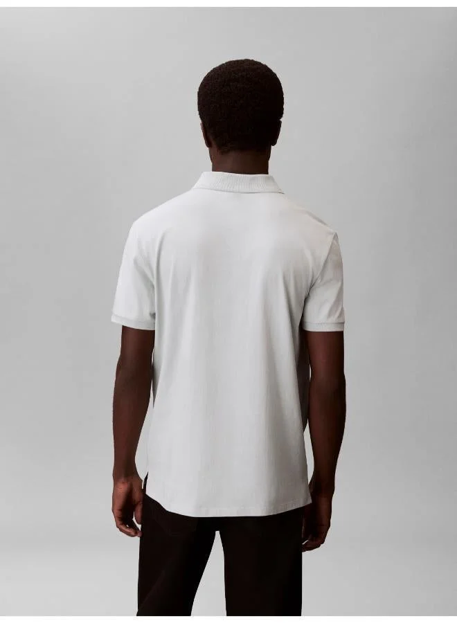 Calvin Klein Jeans  Classic Fit Monogram Embroidery Polo for Men | Best Price UAE