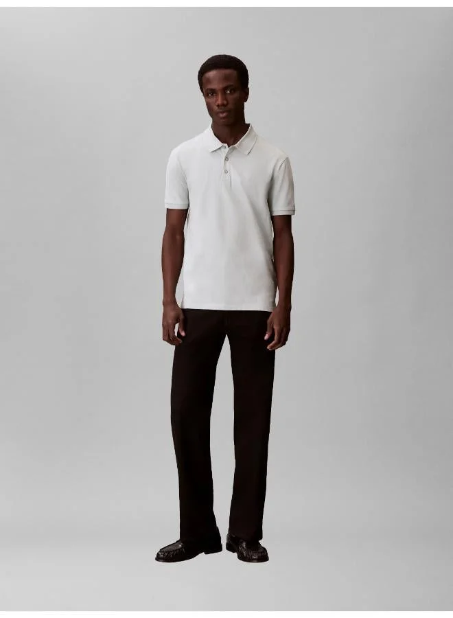Calvin Klein Jeans  Classic Fit Monogram Embroidery Polo for Men | Best Price UAE
