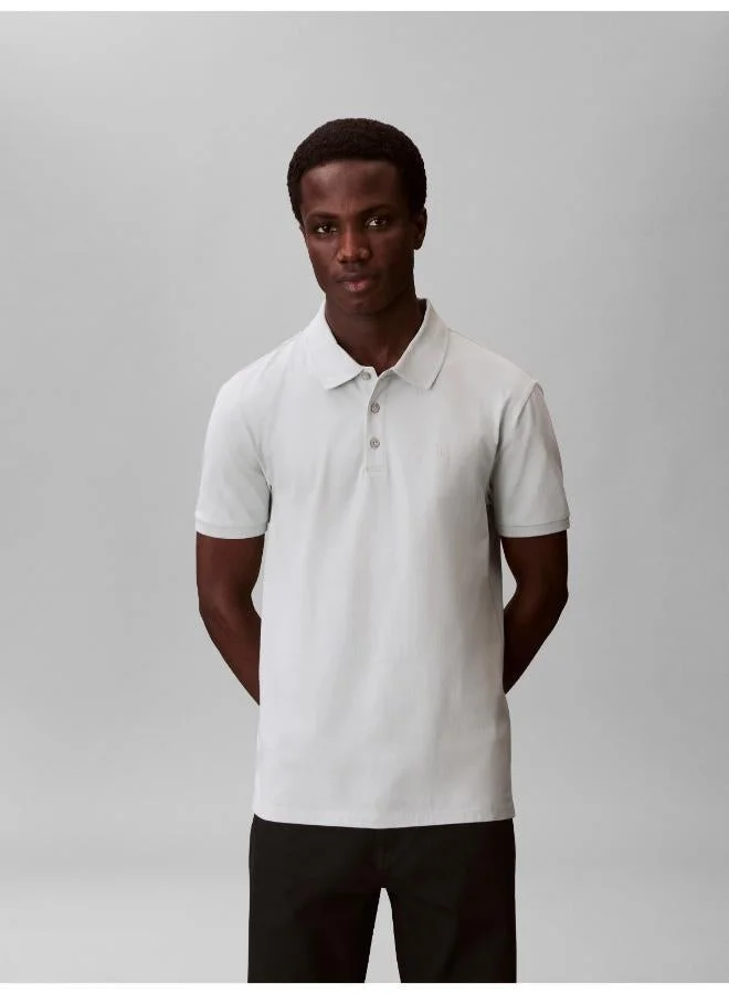 Calvin Klein Jeans  Classic Fit Monogram Embroidery Polo for Men | Best Price UAE