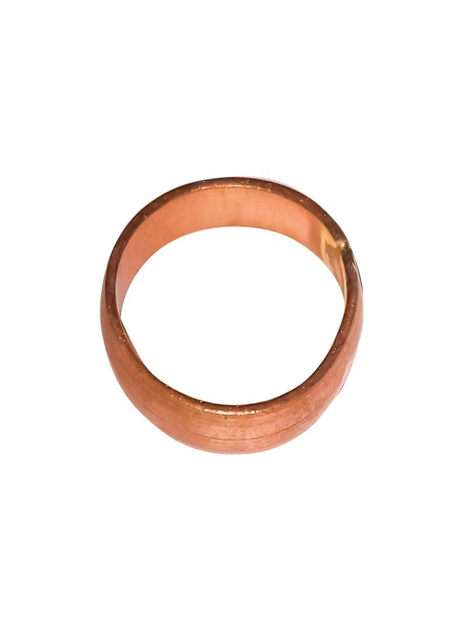 Hawai Health Beneficial Pure Copper Tamba Metal Finger Ring/Challa for Men and Women, Ring Size-19 - Image 1