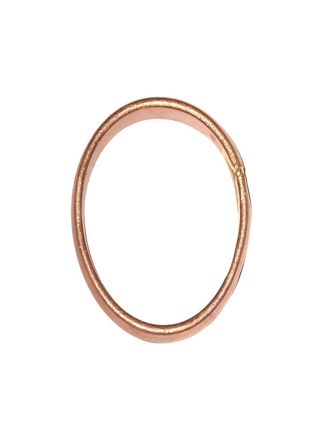 Hawai Health Beneficial Pure Copper Tamba Metal Finger Ring/Challa for Men and Women, Ring Size-19 - Image 3