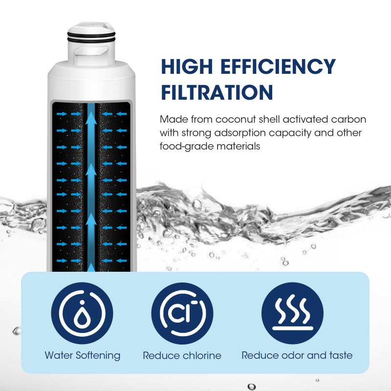 Marriotto Da29-00020B Refrigerator Water Filter Compatible With Da29-00020B Da29-00020A Haf-Cin/Exp 46-9101 Refrigerator Water Filter 1 Pack - Image 5