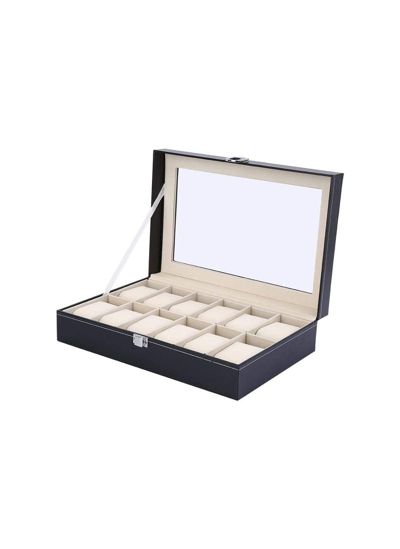 Generic - 12 Slot Watch Storage Box Organizer - Image 1