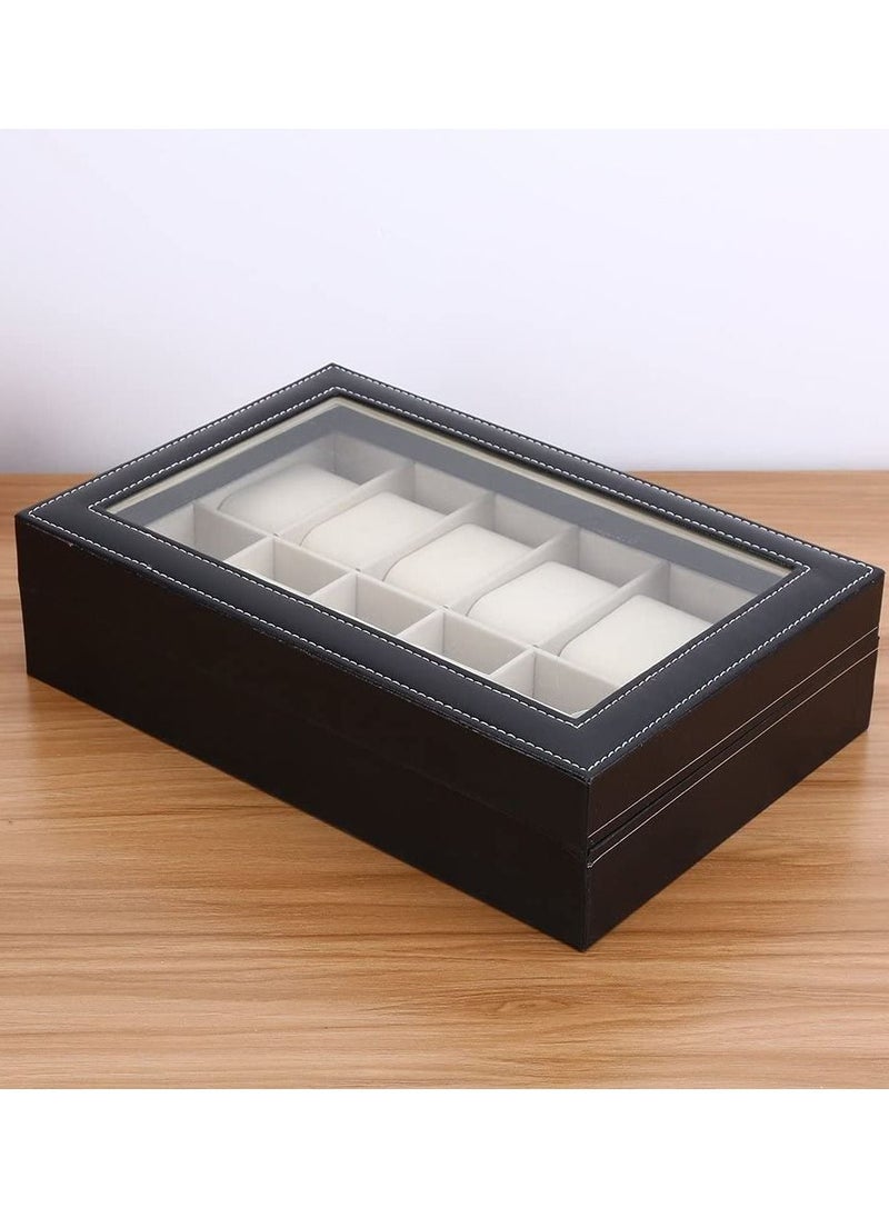 Generic - 12 Slot Watch Storage Box Organizer - Image 1