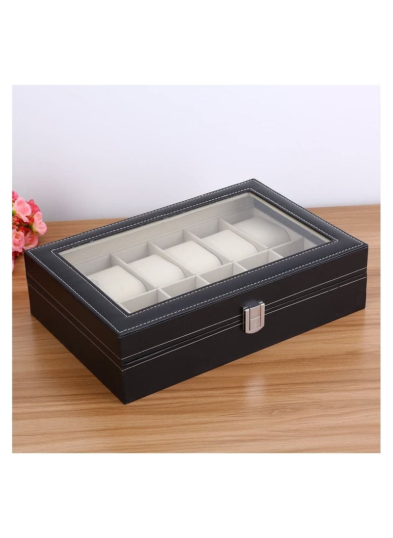 Generic - 12 Slot Watch Storage Box Organizer - Image 1