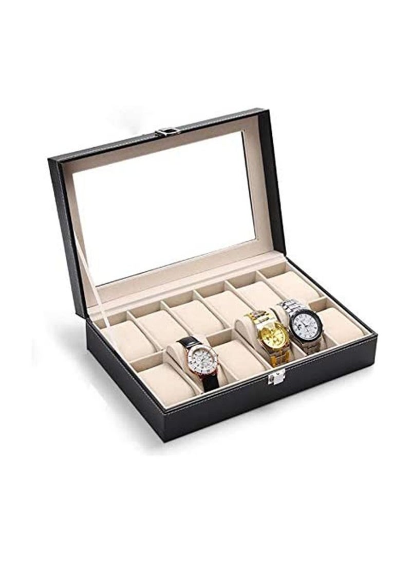 Generic - 12 Slot Watch Storage Box Organizer - Image 1